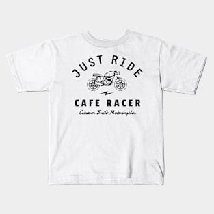 just ride cafe racer Kids T-Shirt